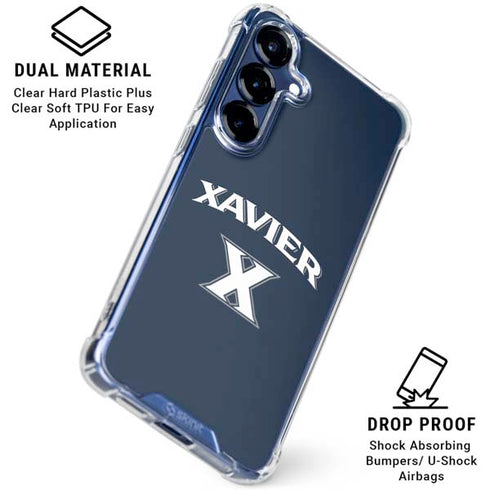 Xavier University Galaxy S25 Clear Case